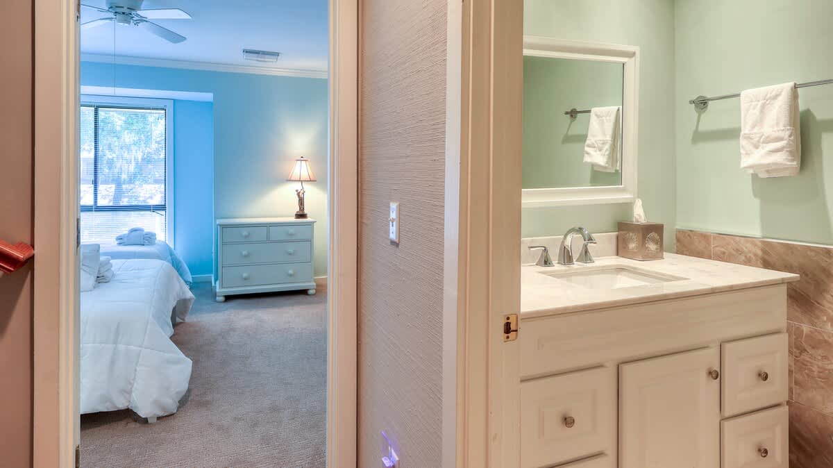 Hall Bathroom and Guest Room