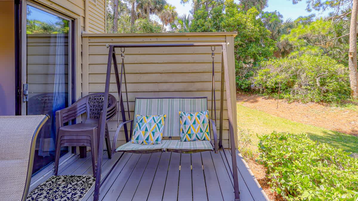 Deck with Golf Course Views