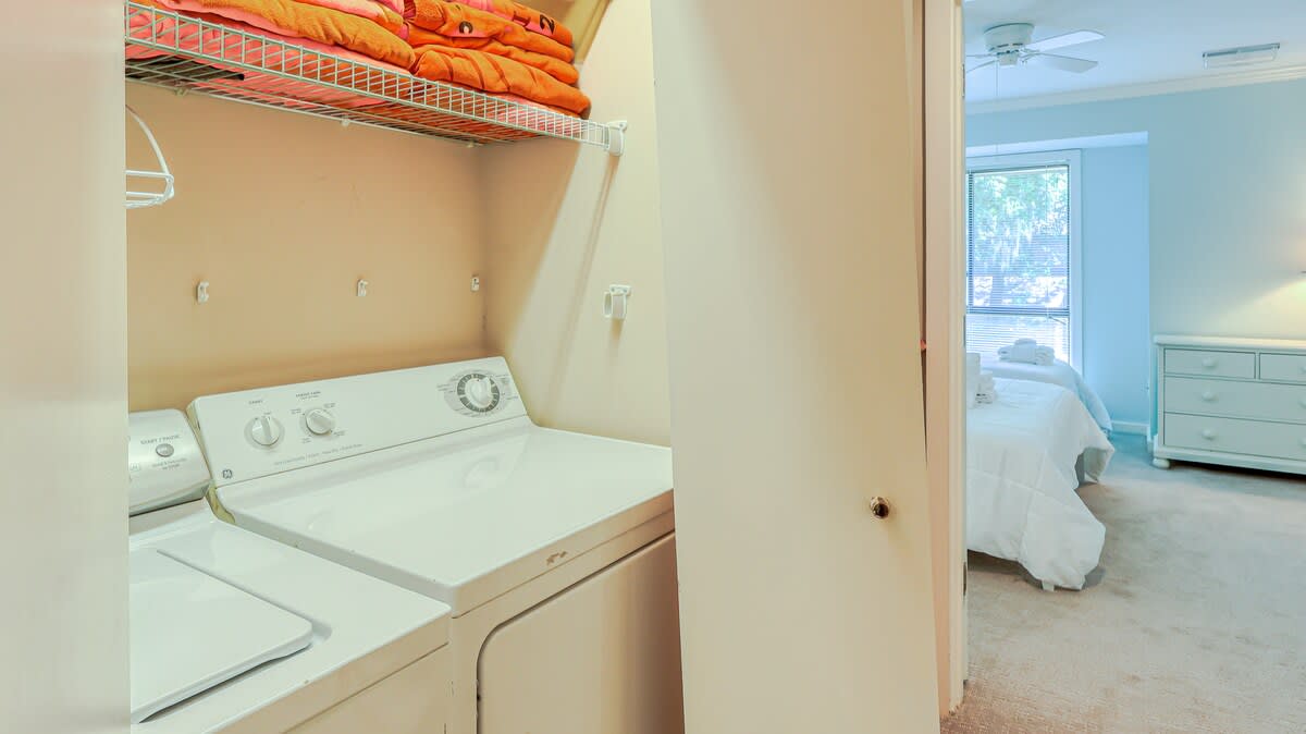 Laundry Closet in Hall