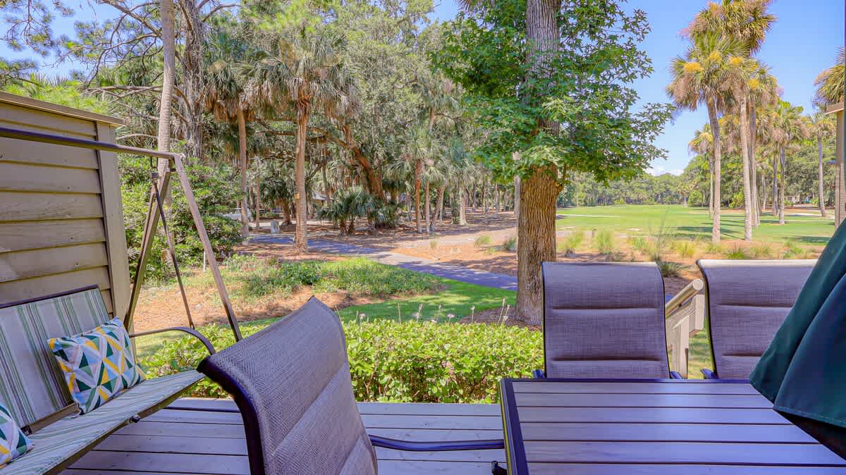 Deck with Golf Course Views