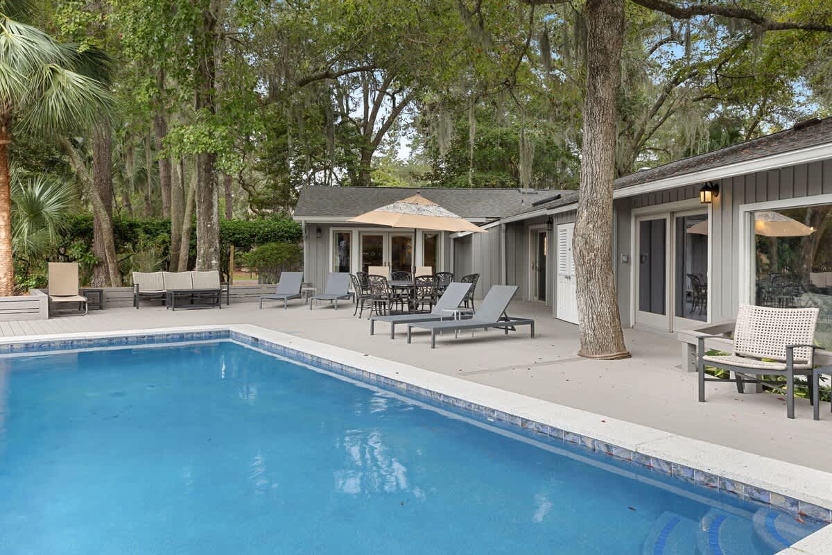 Pool Deck and Backyard Oasis