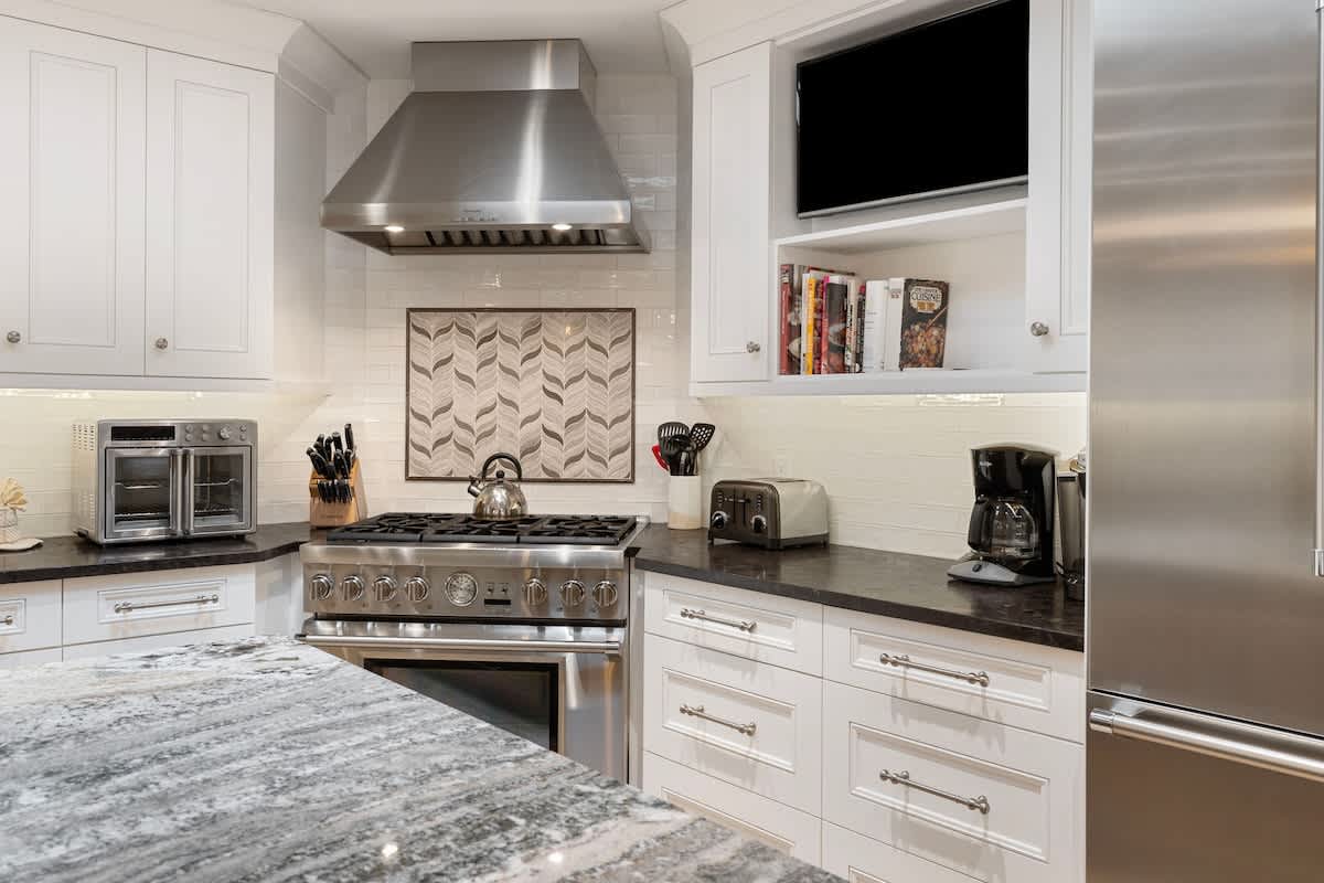 Kitchen Area with Top-of-the-Line Appliances