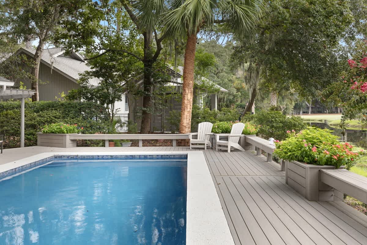 Pool Deck and Backyard Oasis
