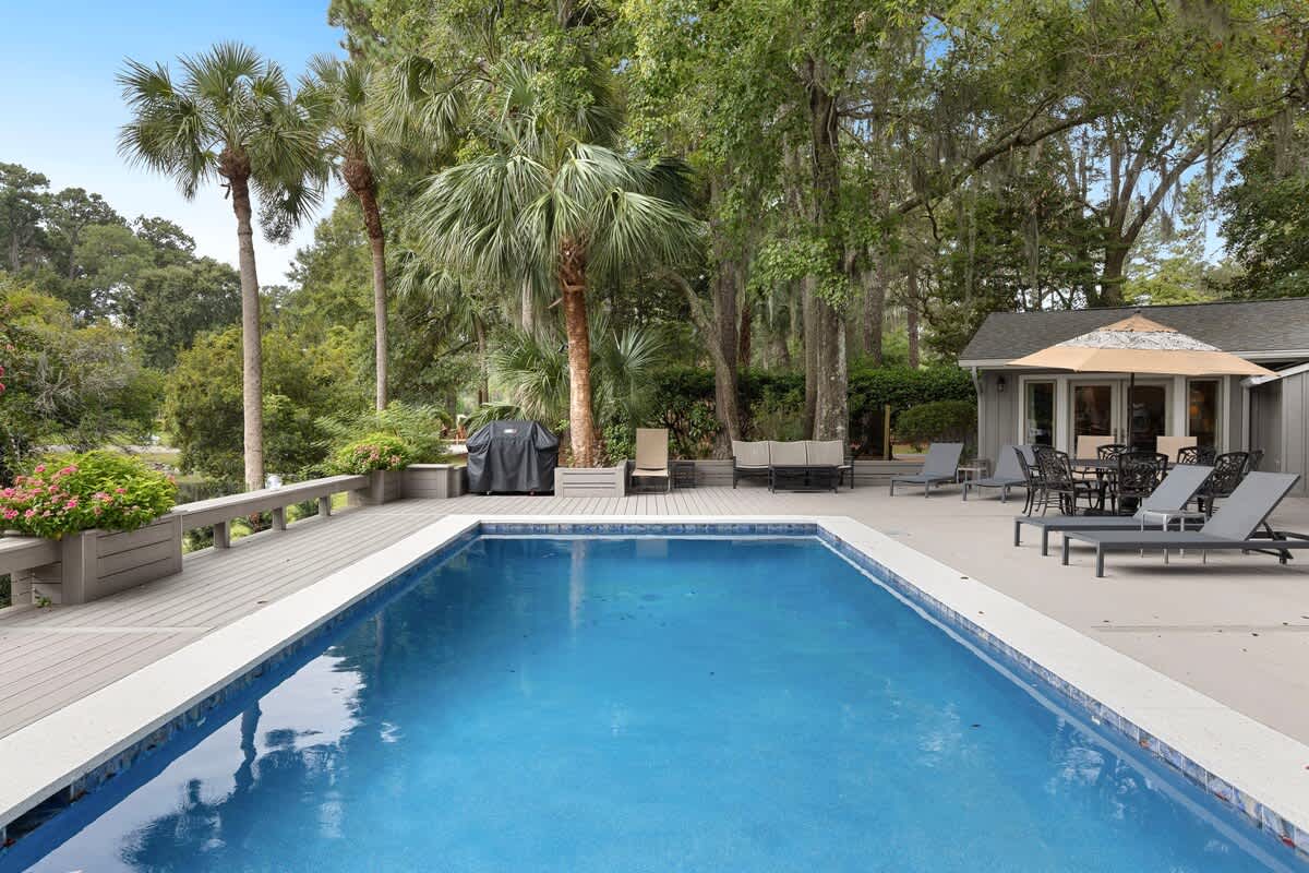 Pool Deck and Backyard Oasis