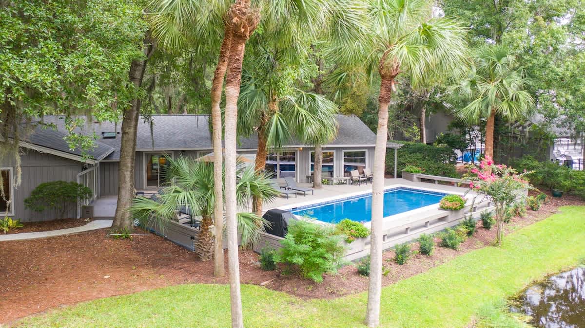 Pool Deck and Backyard Oasis