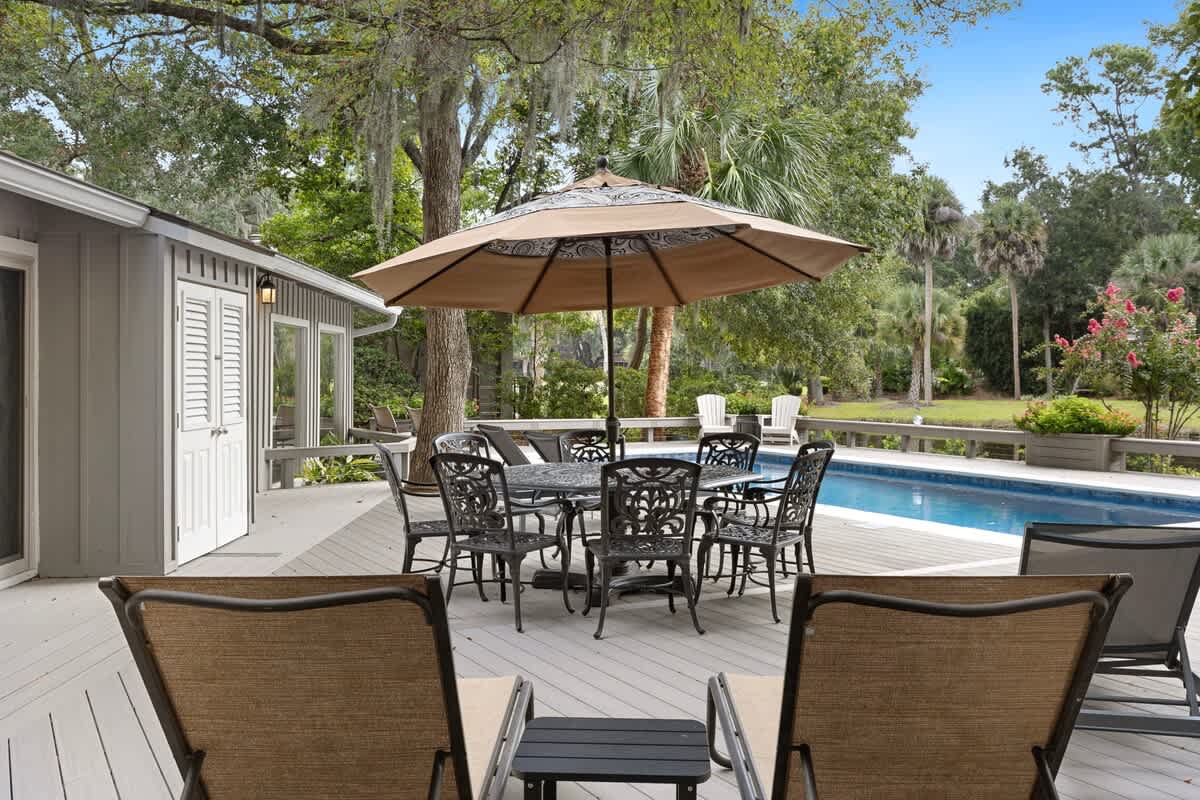 Pool Deck and Backyard Oasis