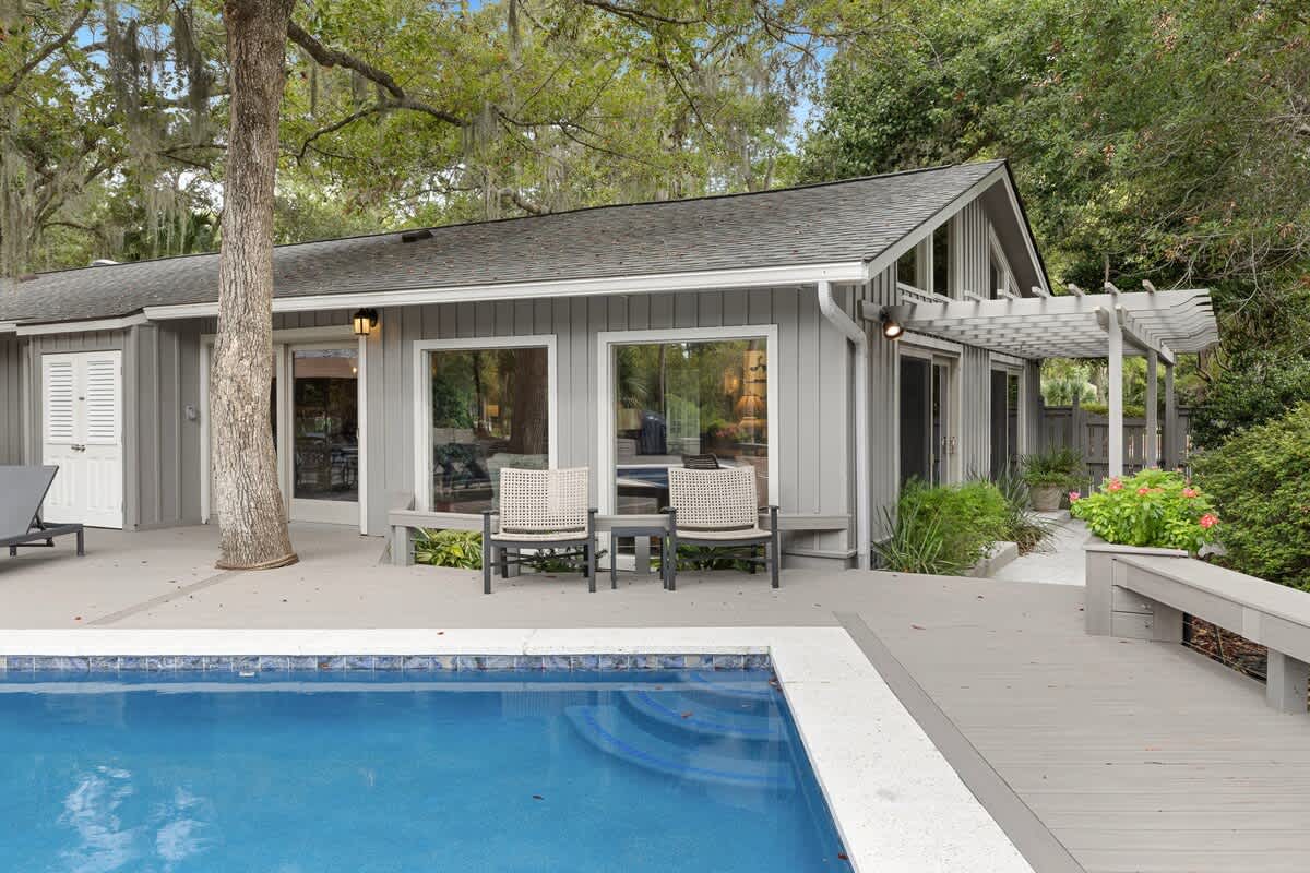 Pool Deck and Backyard Oasis