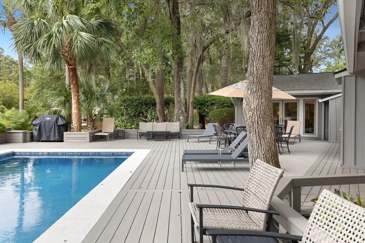 Pool Deck and Backyard Oasis