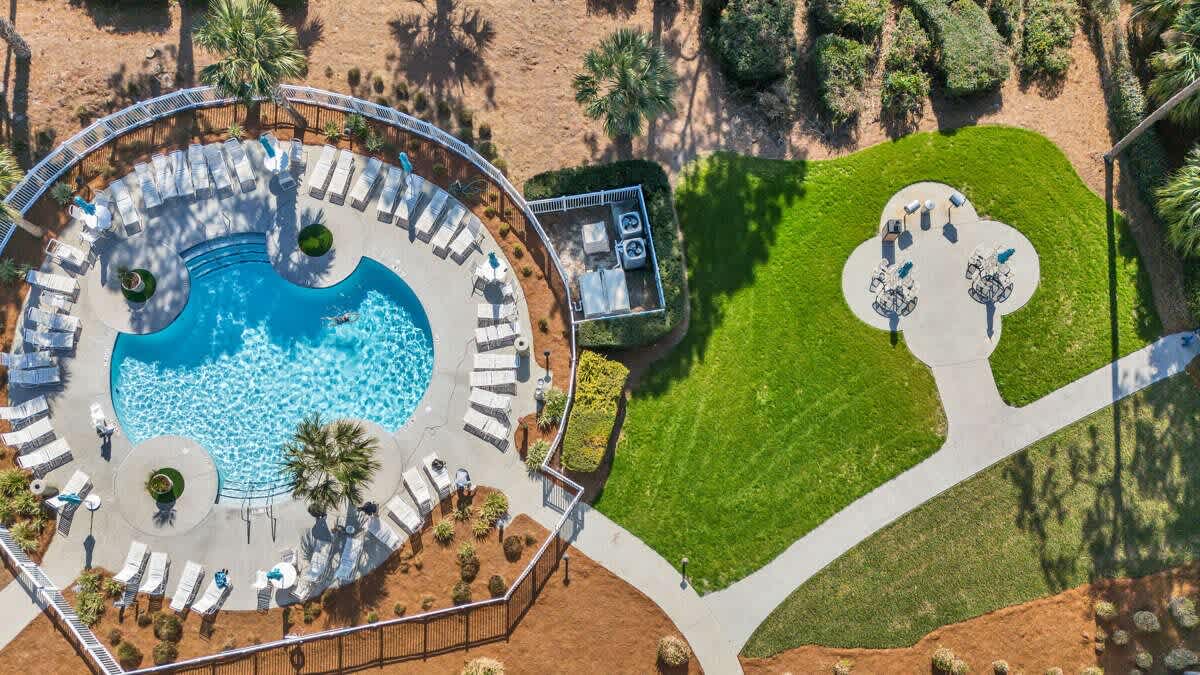 Aerial View of Pool