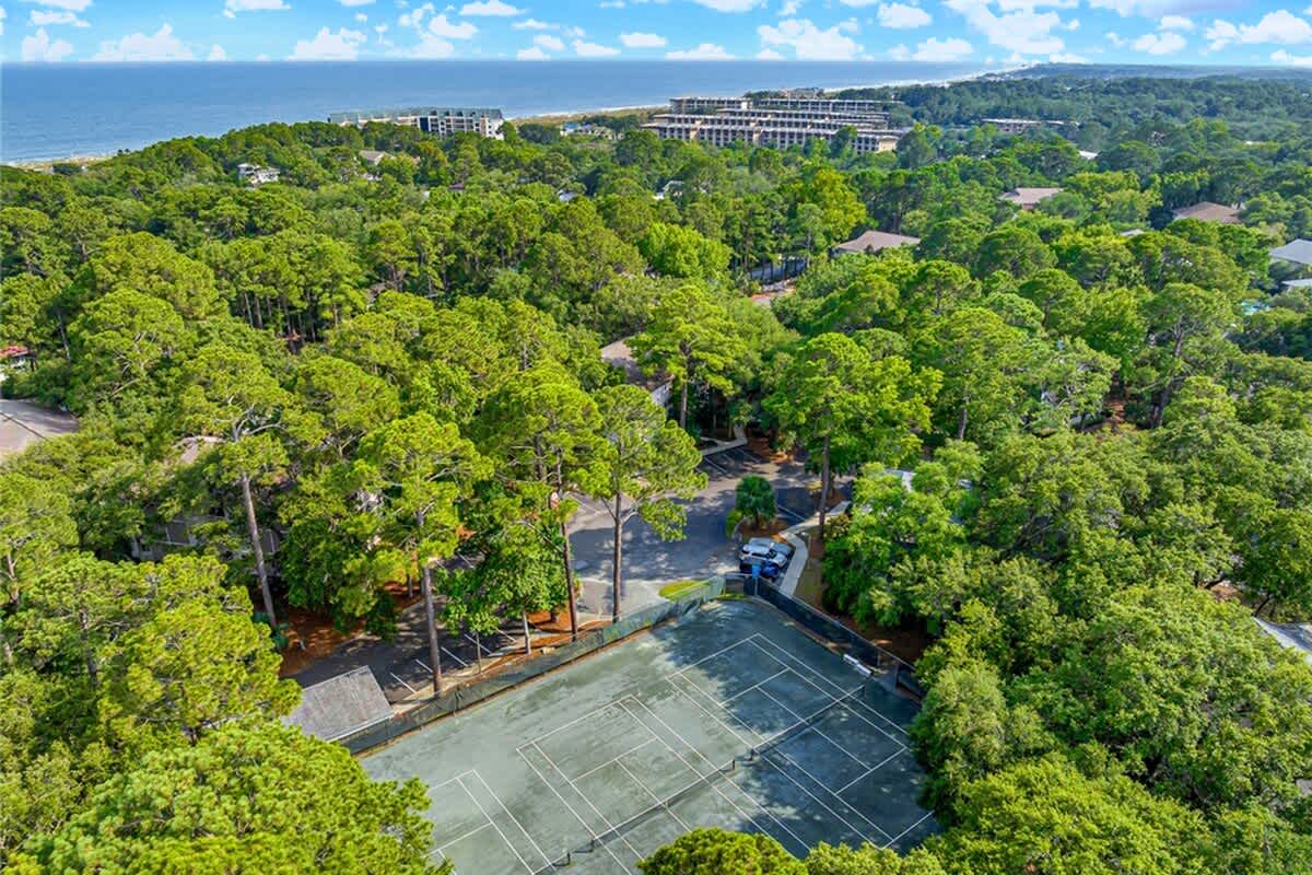 Aerial of Fiddler's Cove 