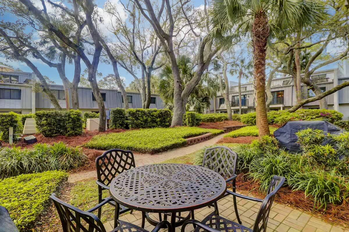 Private Patio Right Next to Pool