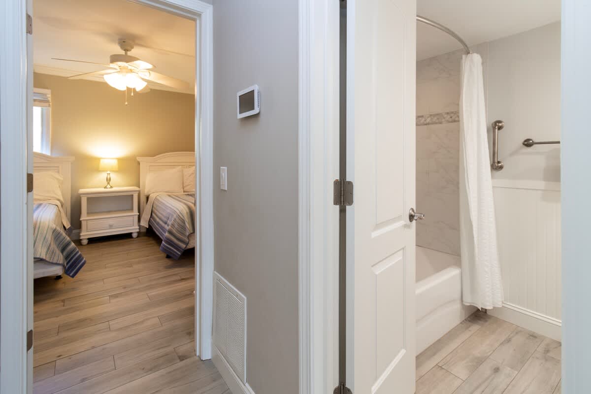 Upstairs Bathroom and Guest Bedroom