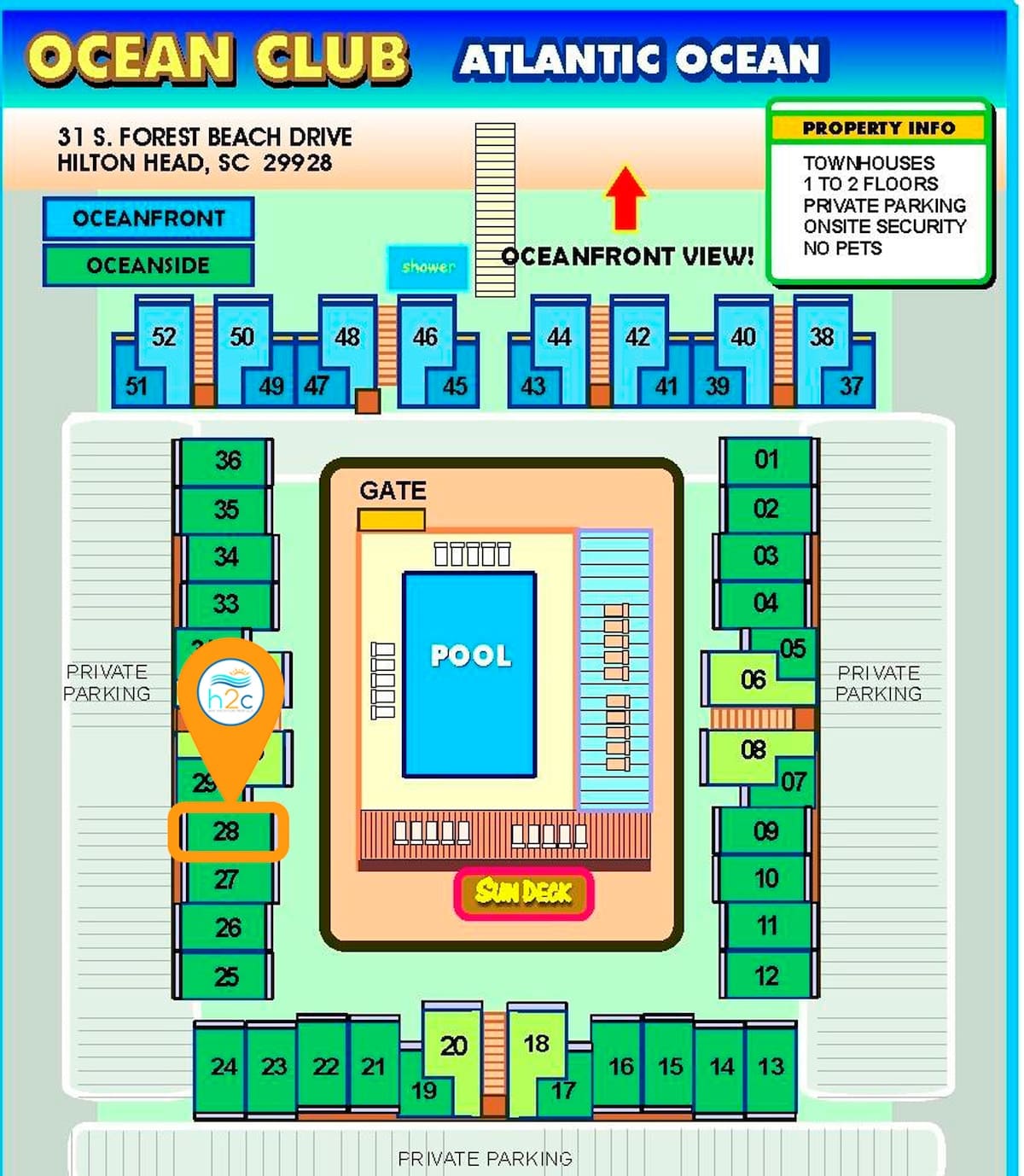 Ocean Club Map