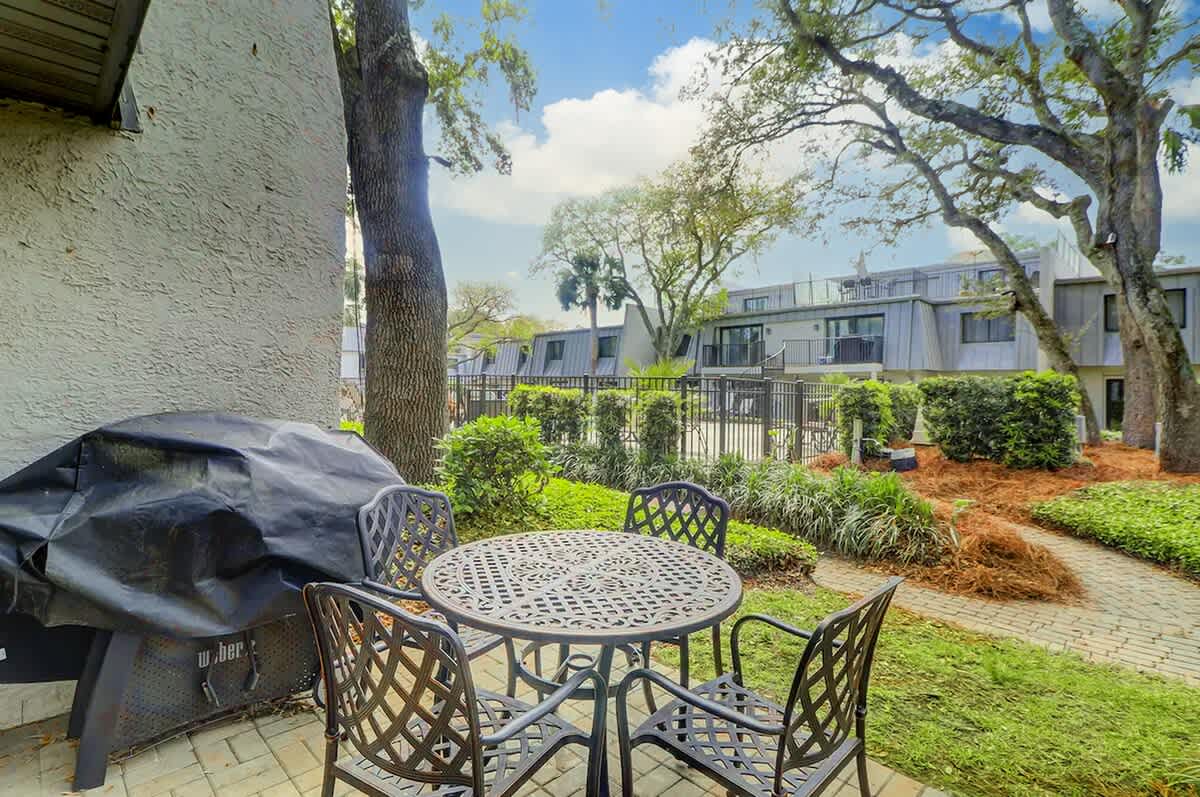 Private Patio Right Next to Pool