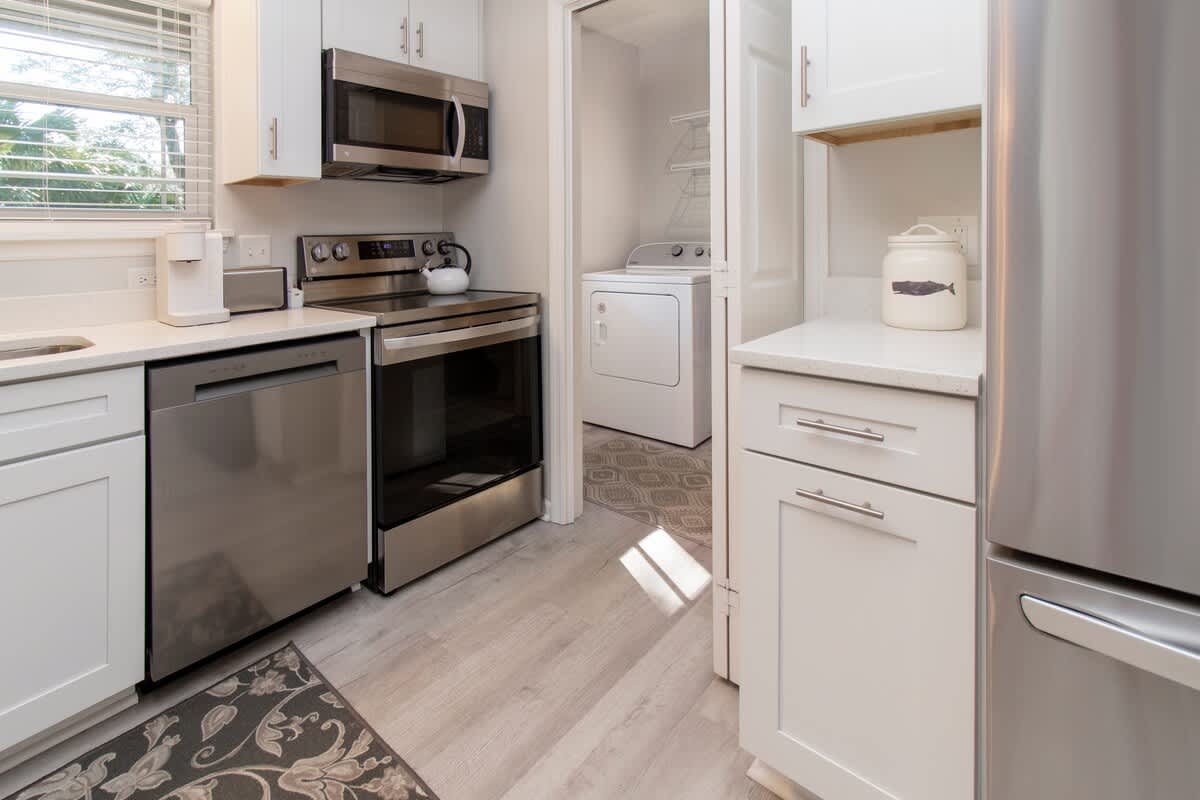 Kitchen and Laundry Room
