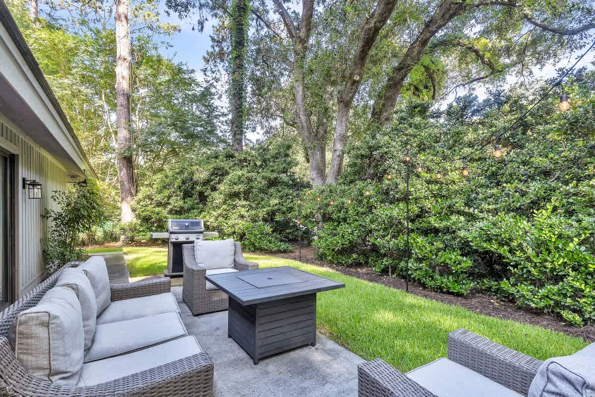 Private Patio Overlooking Golf Course
