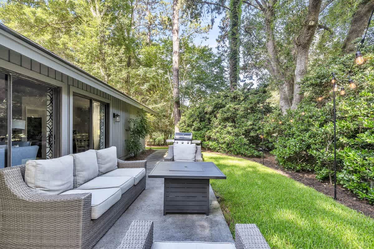 Private Patio Overlooking Golf Course