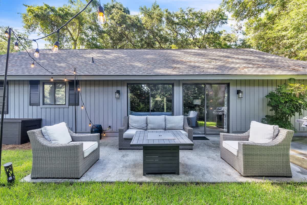Private Patio Overlooking Golf Course