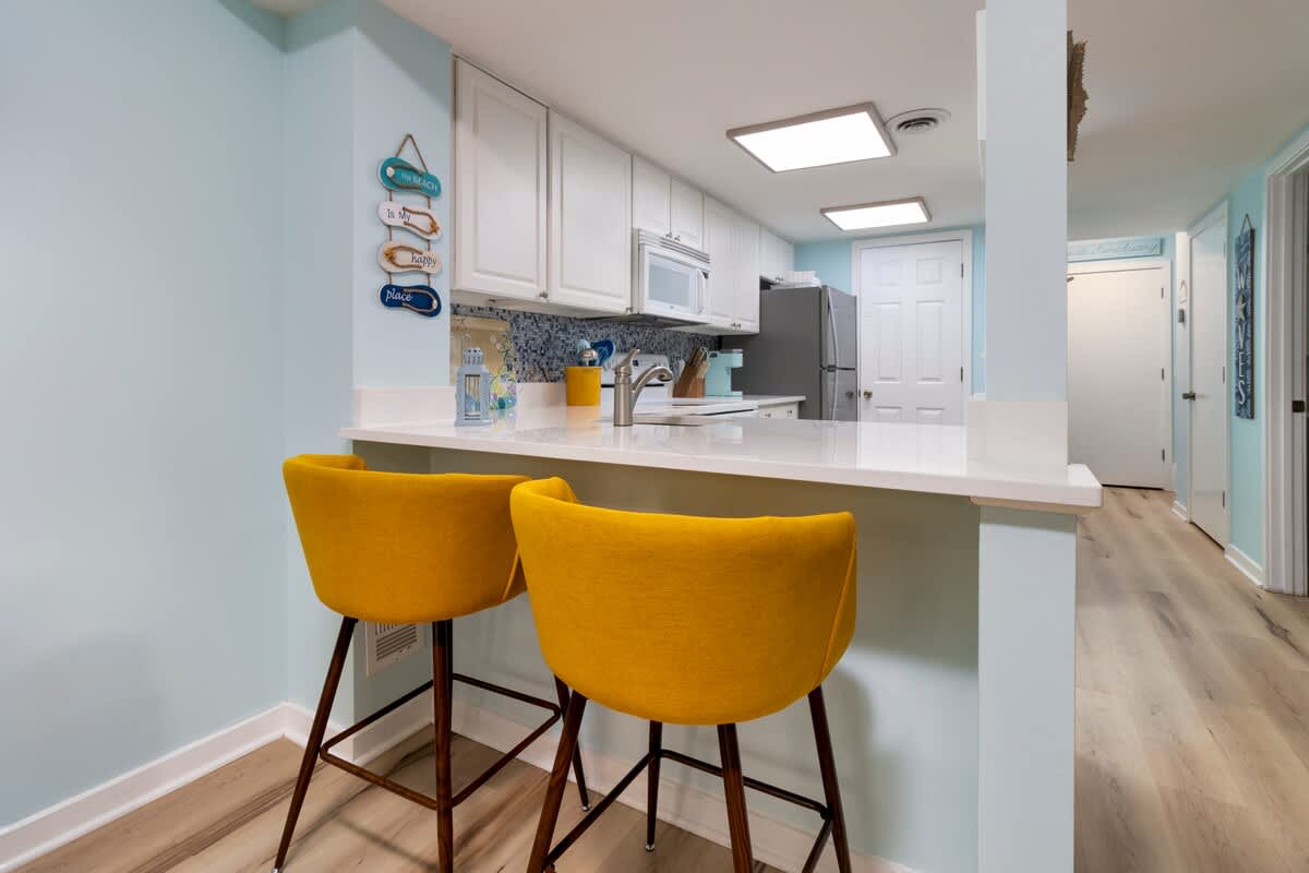 Bar Stools and Kitchen