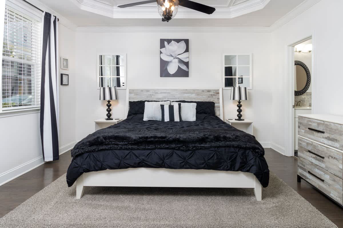 Primary Bedroom with King Bed (Downstairs)