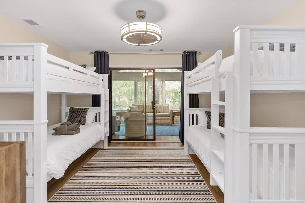 Guest Bedroom with Two Bunk Beds