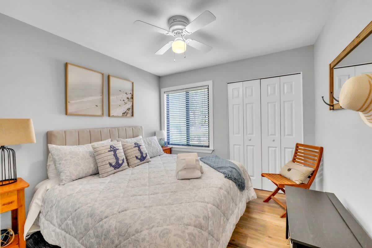 Guest Bedroom with King Bed