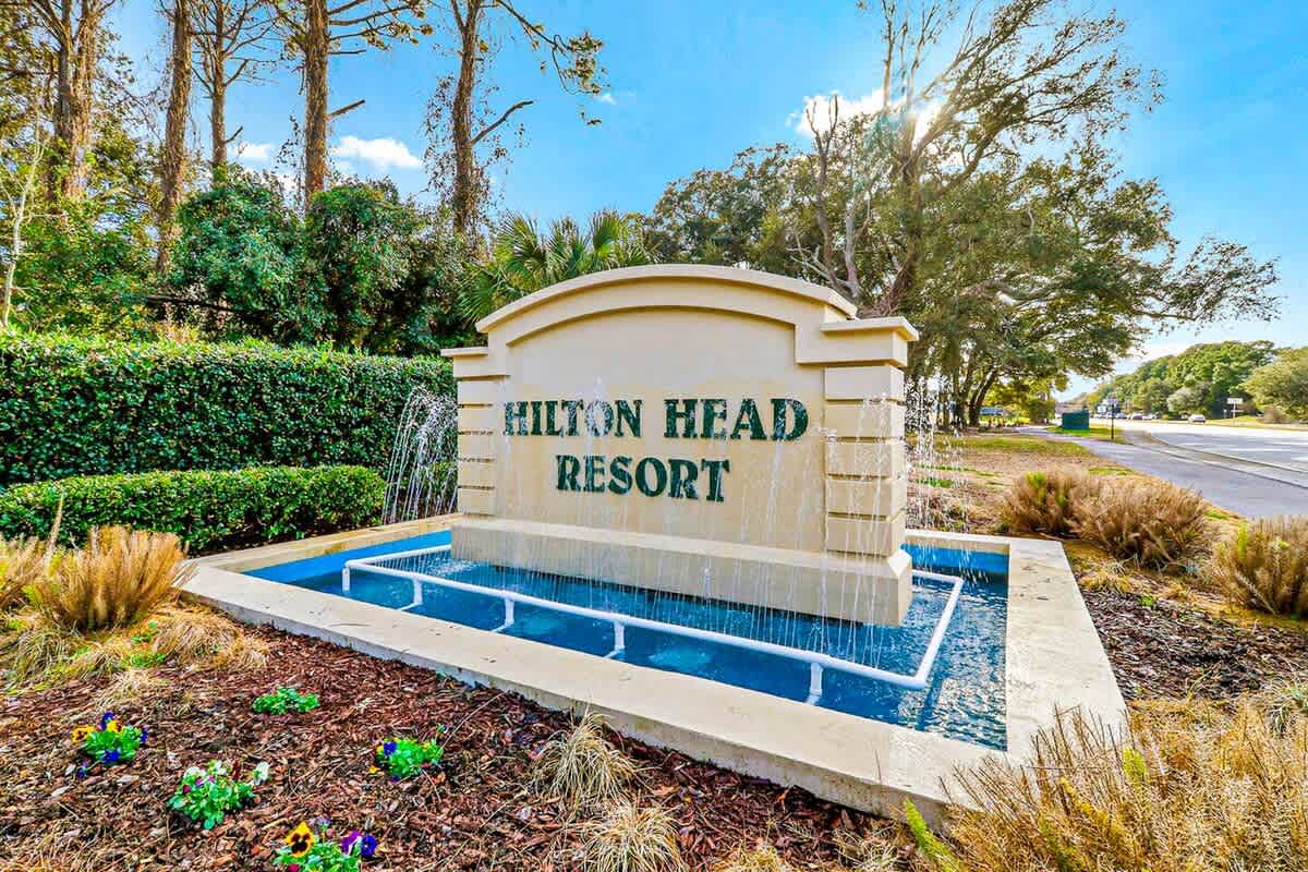 Hilton Head Resort Entrance