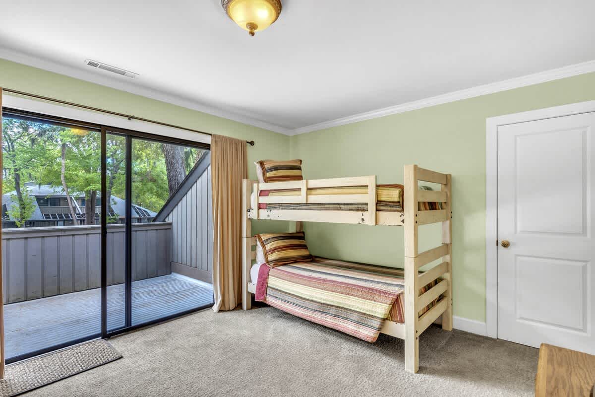 Guest Bedroom with Twin Bunk Beds