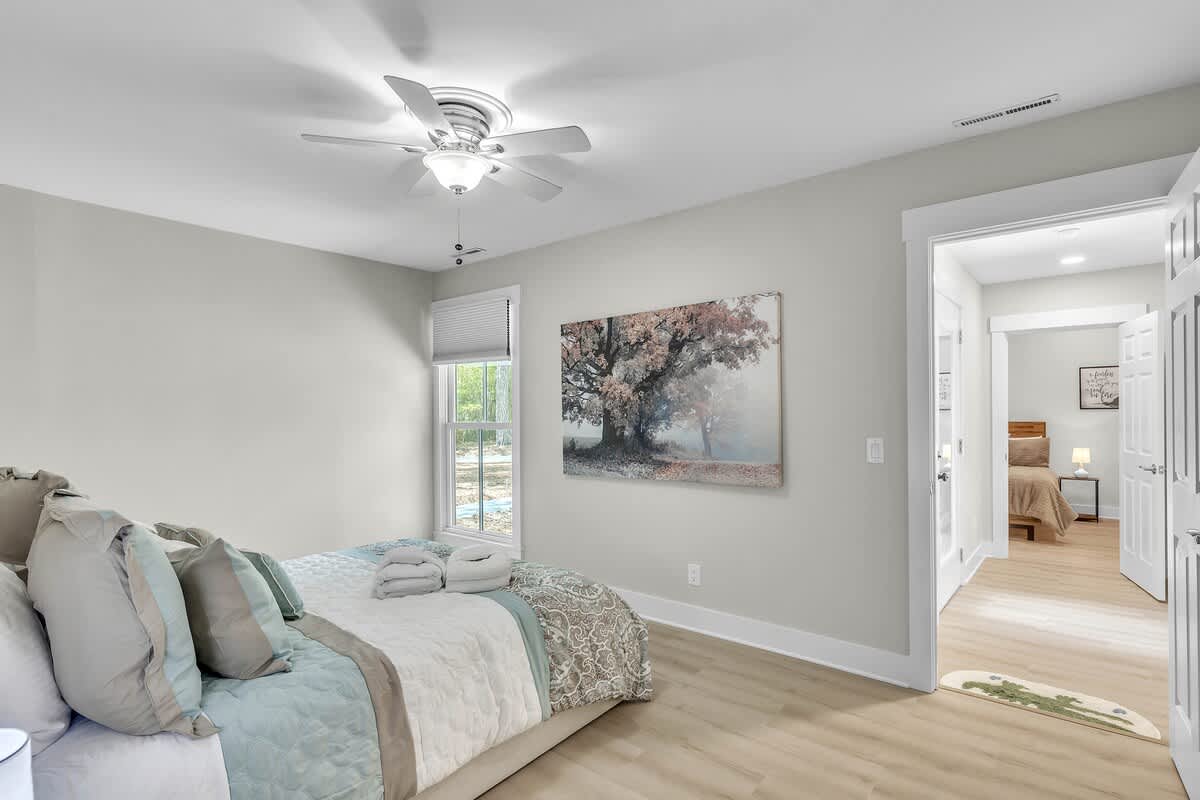 Guest Bedroom with Queen & Trundle Bed