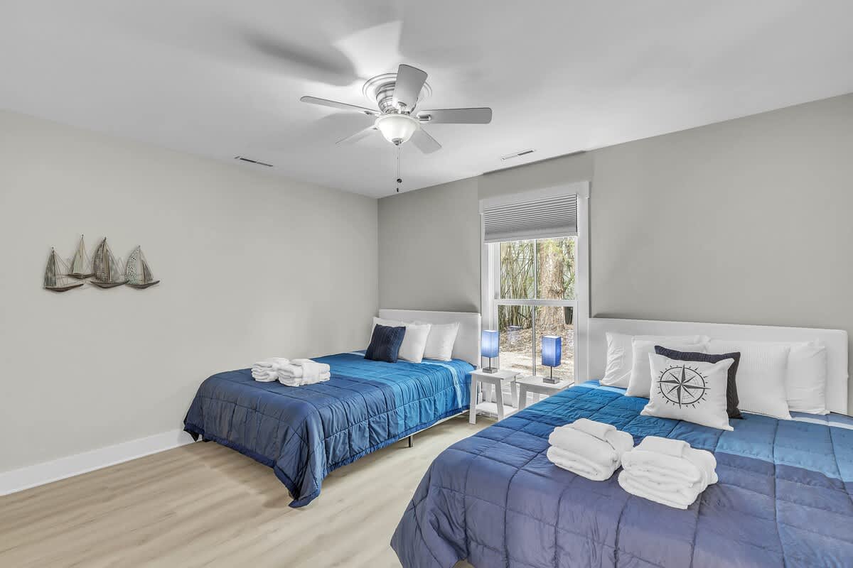 Guest Bedroom with Queen Beds