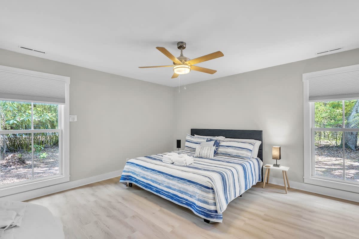 Primary Bedroom with King Bed and En-Suite Bathroom