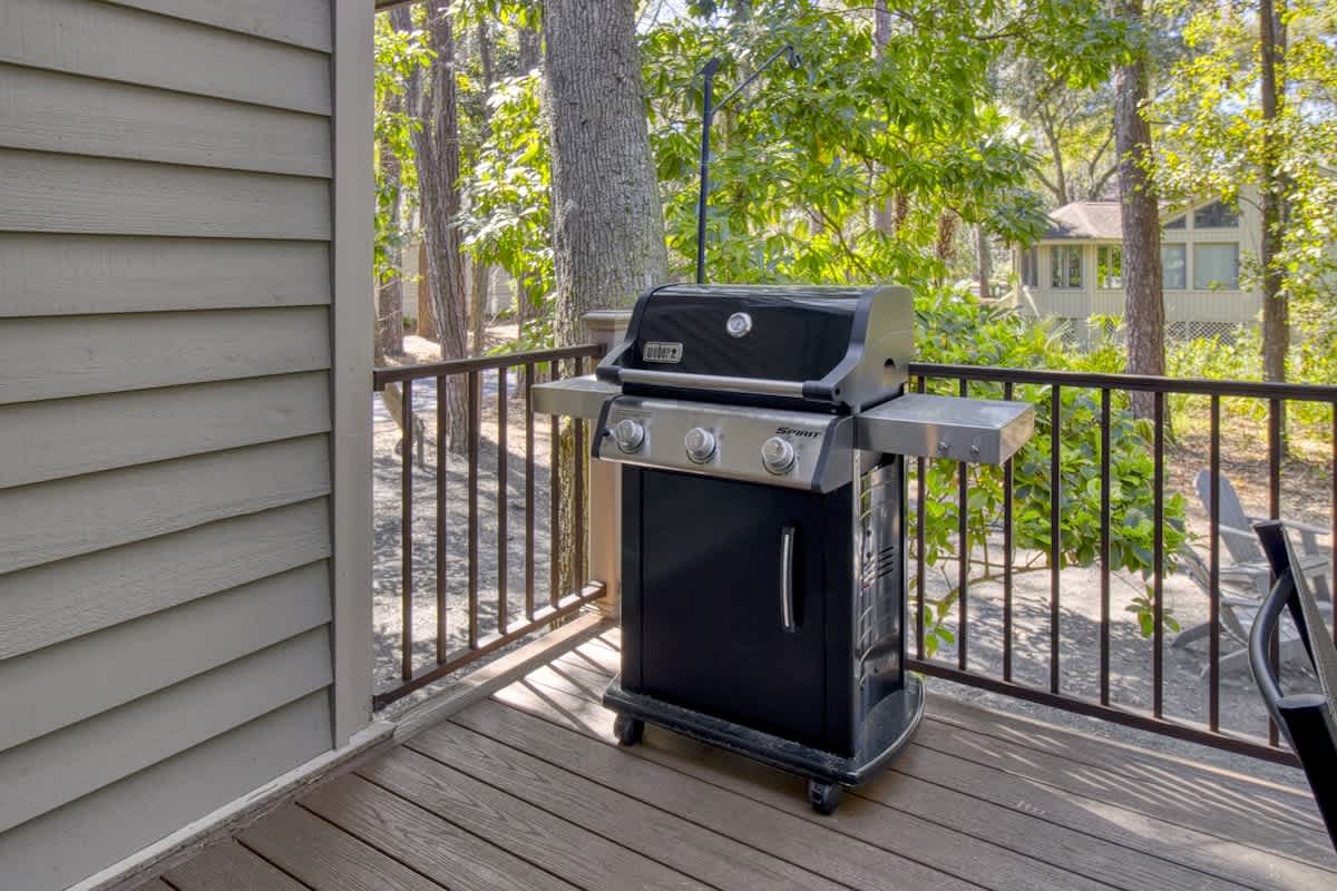 Grill on Back Porch