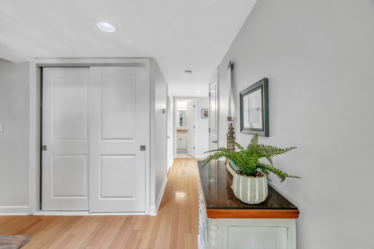 Hallway to Bathrooms
