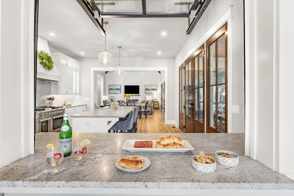 Chef's Kitchen Window to Screened Porch
