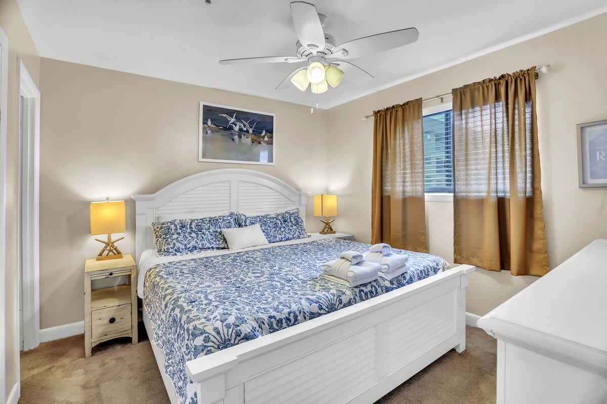 Primary Bedroom with King Bed and En-Suite Bathroom