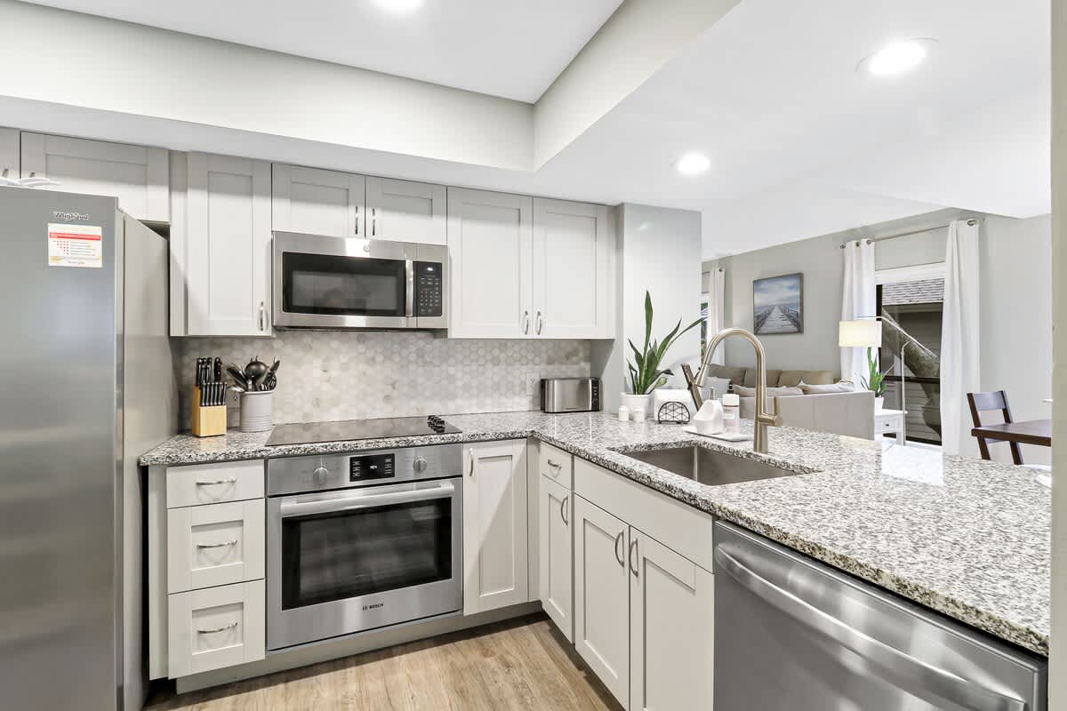 Kitchen with Stainless Steel Appliances