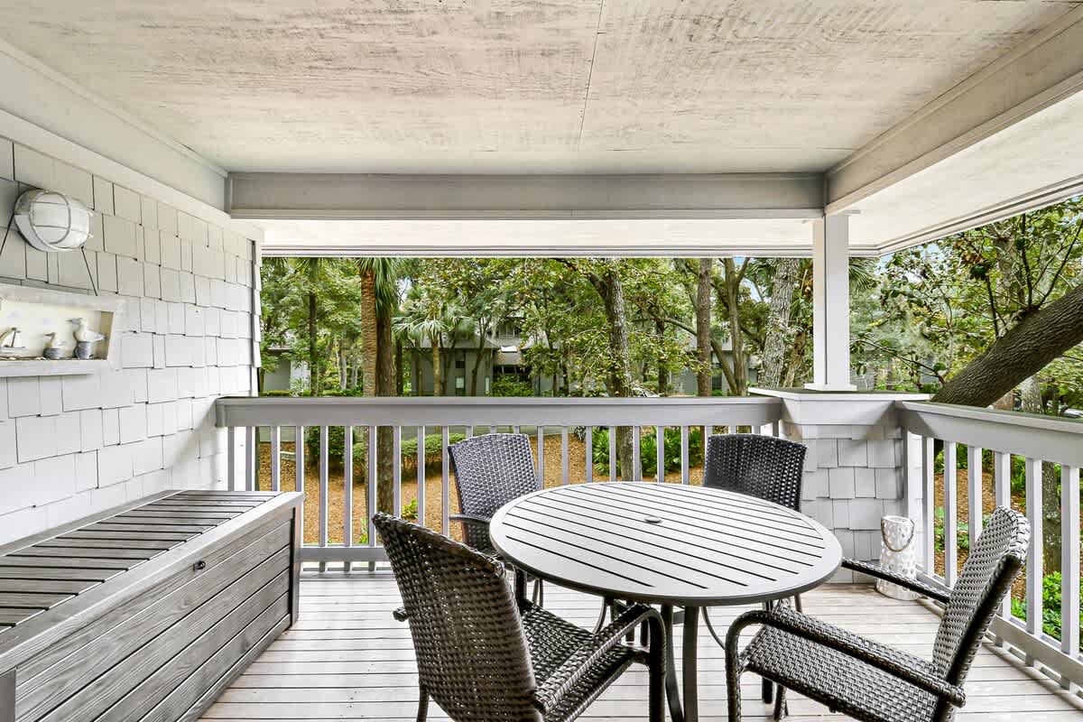 Private Balcony with View of Pool