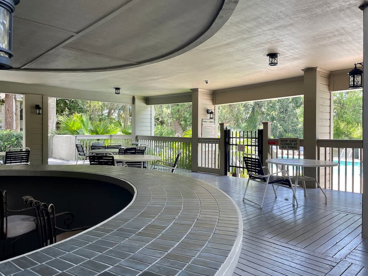 St. Andrew's Common Community Pool Sitting Area