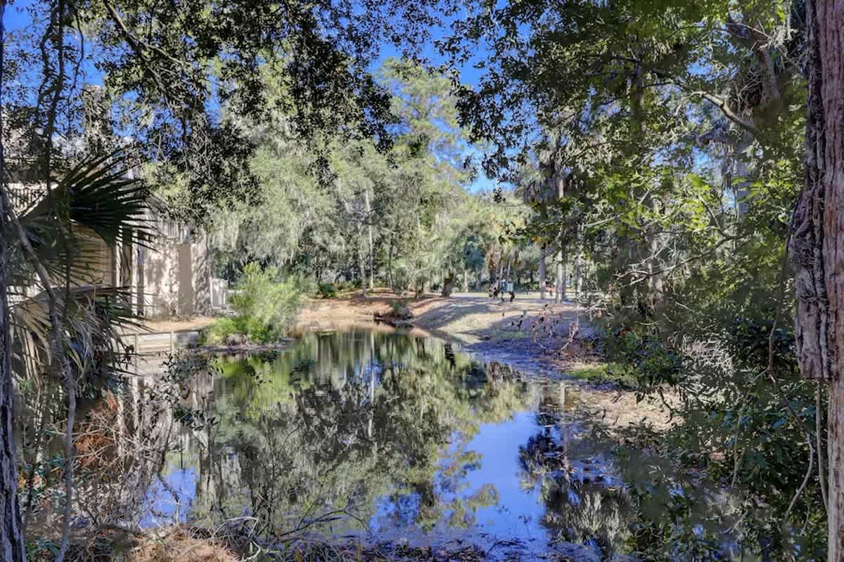 Lagoon near Villa