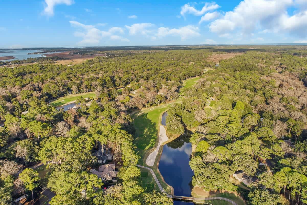 Aerial view of prime location spot!