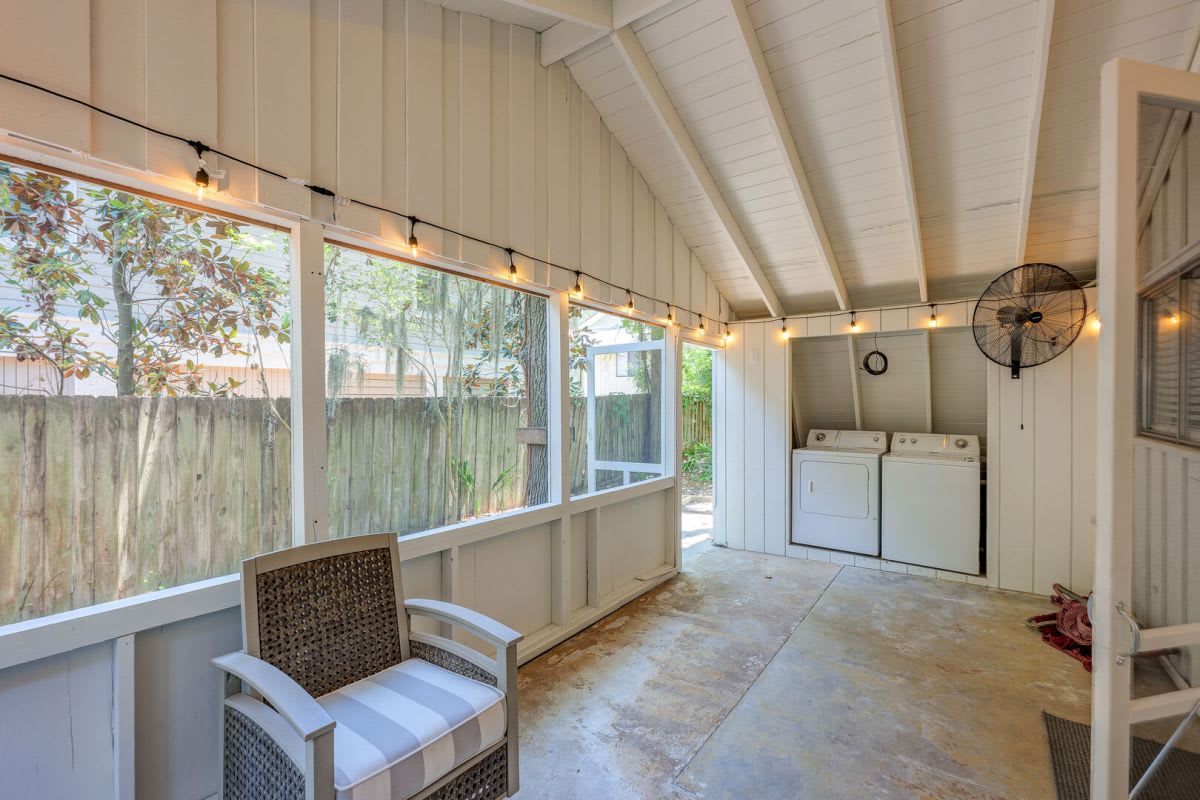 Laundry area