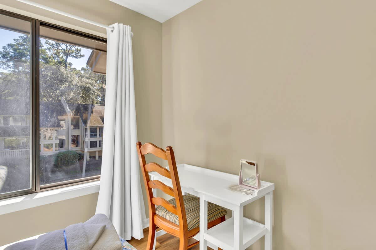 Office Space in Guest Bedroom