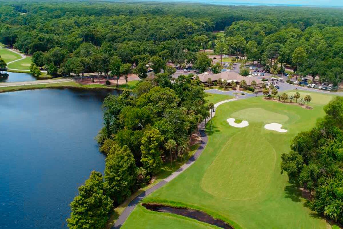 Aerial of Shipyard Golf Course