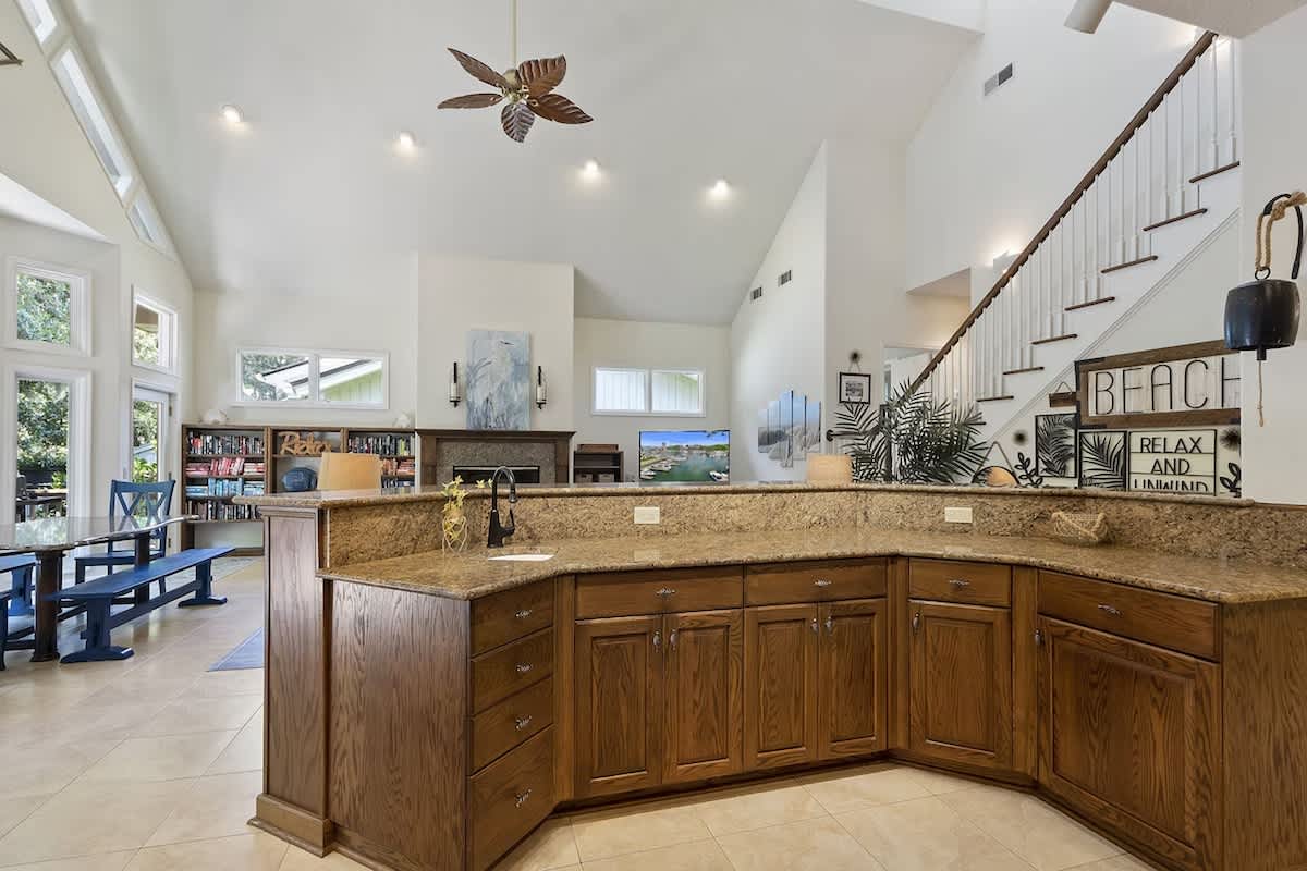 Your spacious kitchen flows seamlessly into the open living area, perfect for cooking while staying connected with family and friends.
