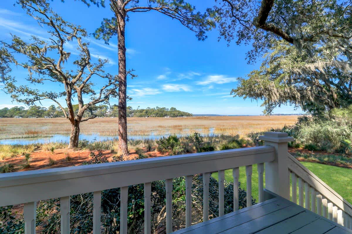 Step onto your private balcony and soak in breathtaking marsh views. Spanish moss-draped trees frame endless wetlands, creating your perfect morning coffee sanctuary.