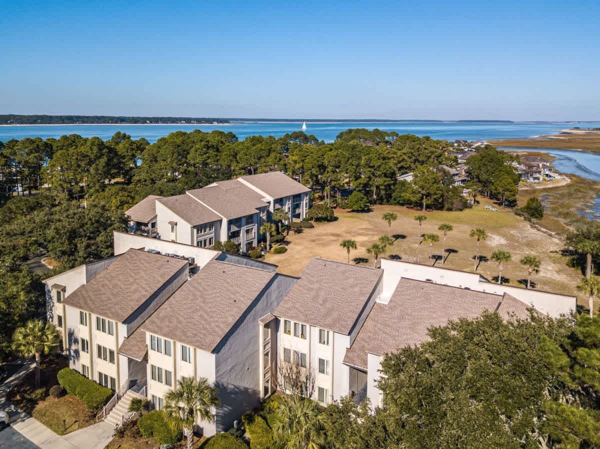 Aerial View of Bluff Villas
