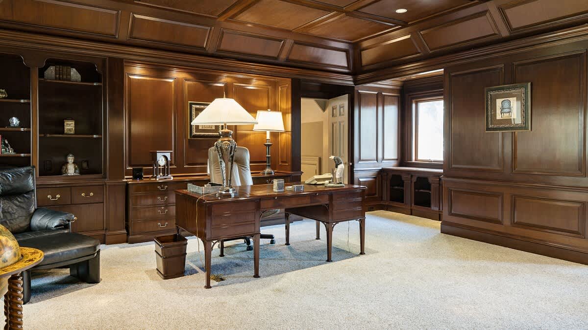 The Office with The Green Bedroom