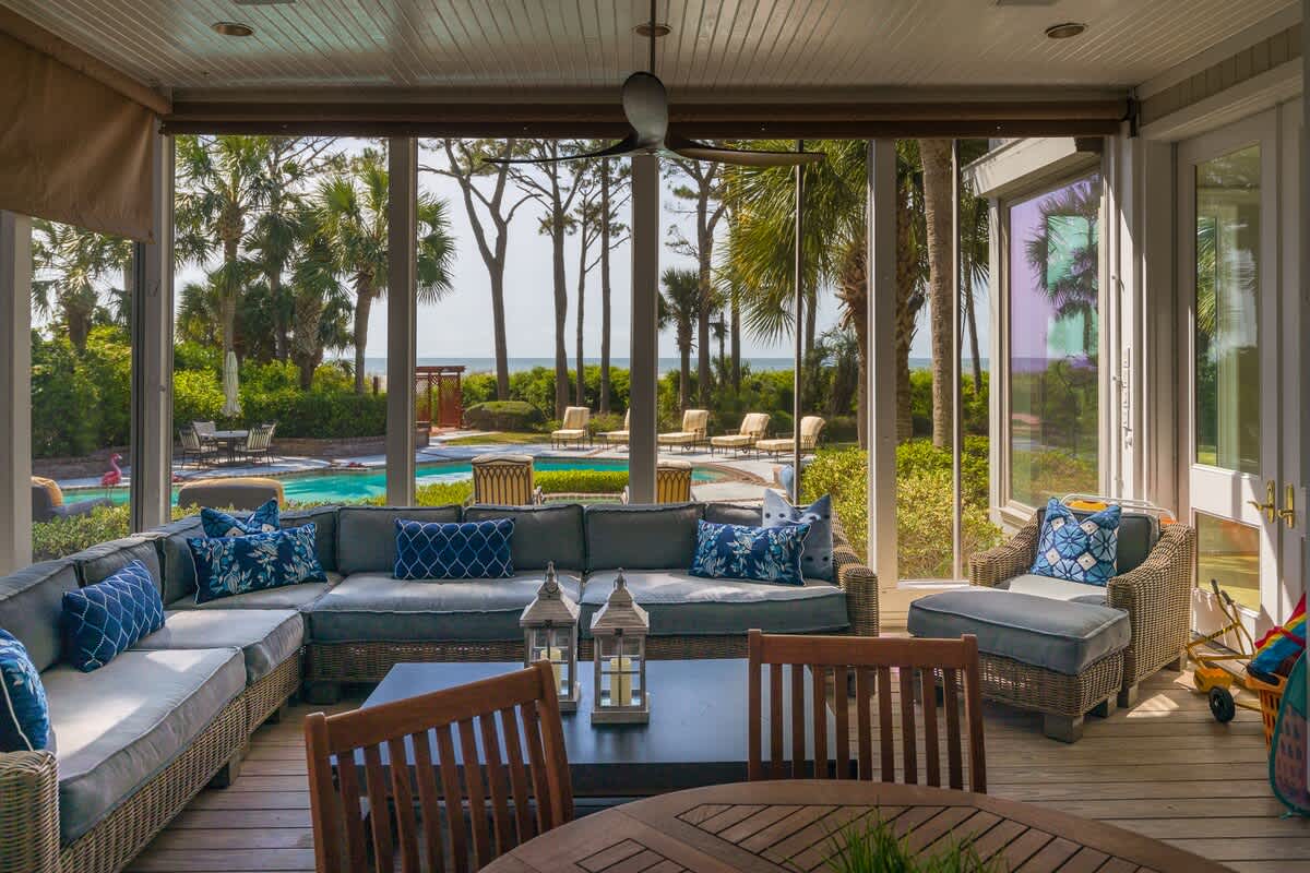 Covered Patio Off of Kitchen