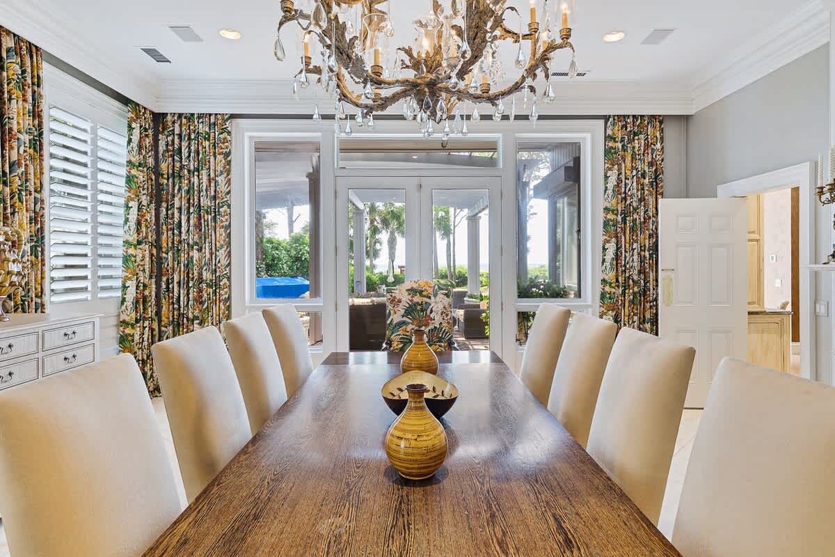Main Dining Area Off Of Kitchen