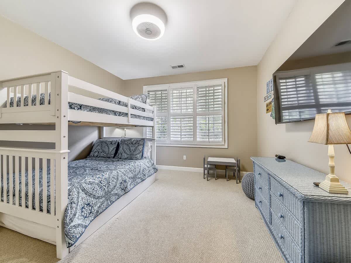 Bunk Room with Full-Over-Full Bunk and a Full-Size Trundle Bed
